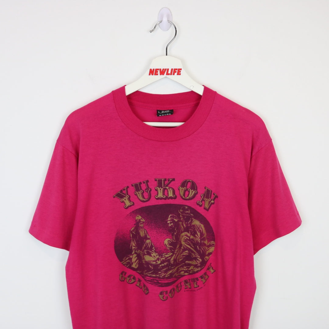 Vintage 1989 Yukon Gold Country Tee - L-NEWLIFE Clothing