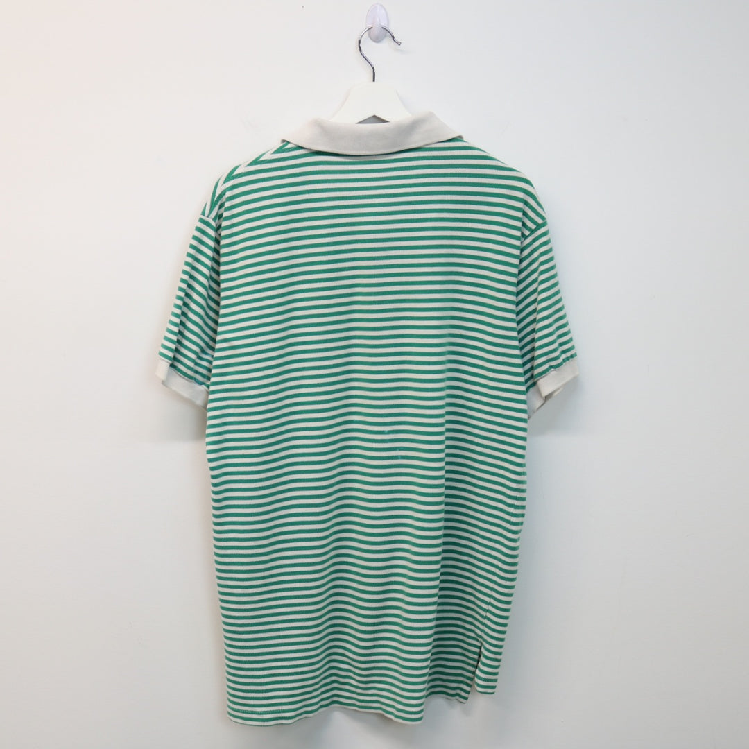 Vintage 90's Ralph Lauren Striped Polo Shirt - M/L-NEWLIFE Clothing