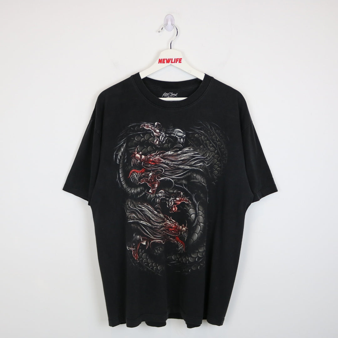 Y2K Dragon Tee - XL-NEWLIFE Clothing