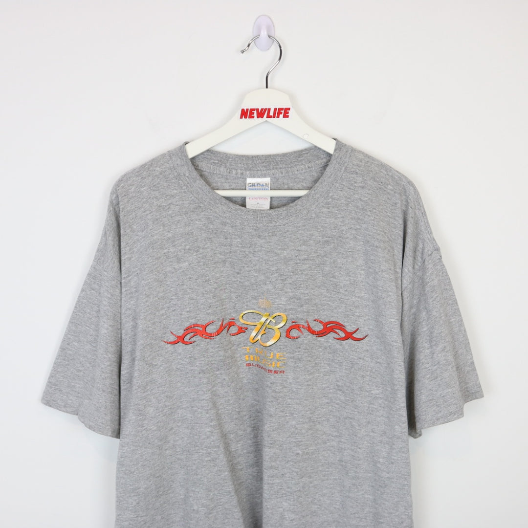 Vintage 00's Budweiser True Music Beer Tee - XL-NEWLIFE Clothing