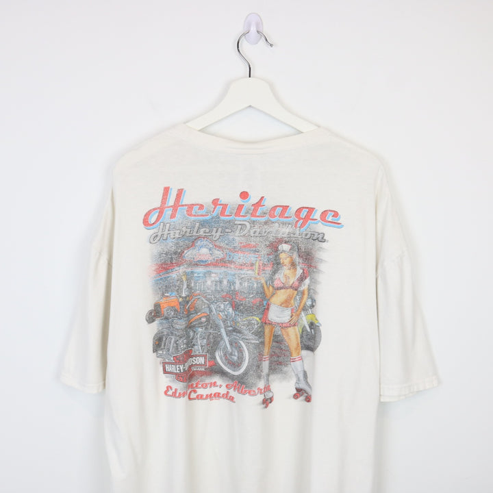 2013 Harley Davidson Edmonton Alberta Tee - XXL-NEWLIFE Clothing