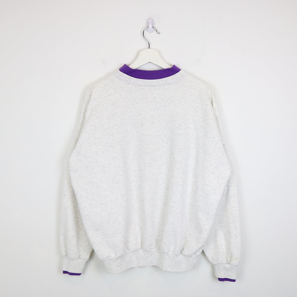 Vintage 90's Thunder Hills Wolf Nature Crewneck - L-NEWLIFE Clothing