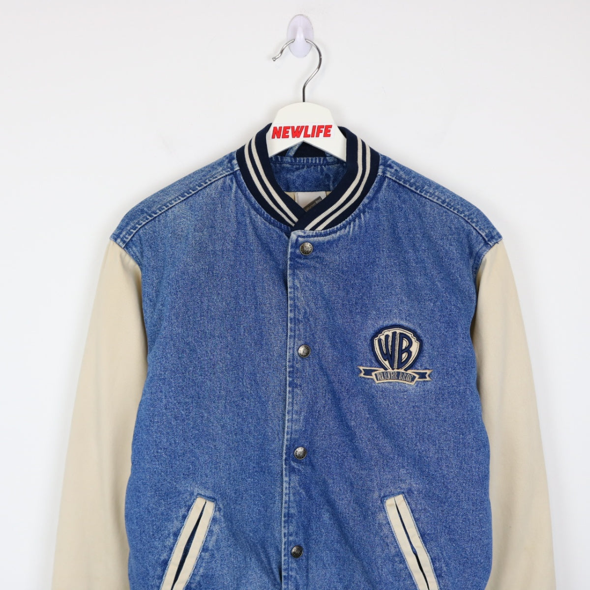 Vintage 90's Warner Brothers Looney Tunes Varsity Jacket - S – NEWLIFE