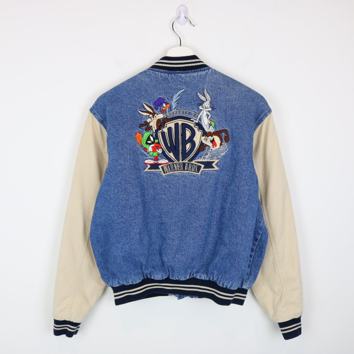 Vintage 90's Warner Brothers Looney Tunes Varsity Jacket - S – NEWLIFE
