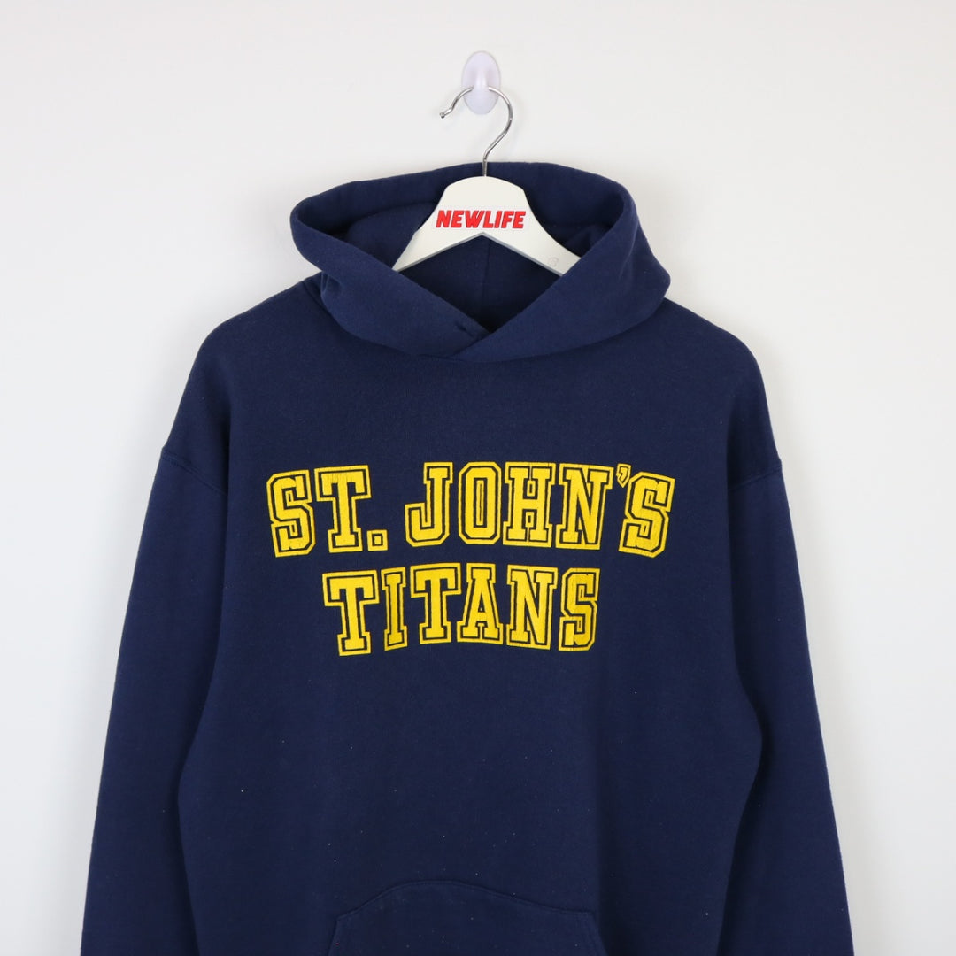 Vintage 80's St. John's Titans Russell Athletic Hoodie - M-NEWLIFE Clothing