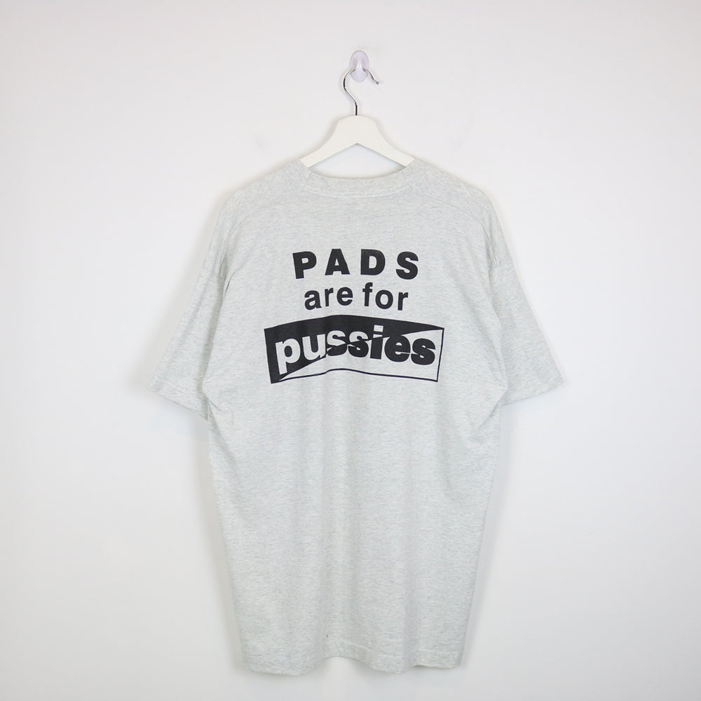 Vintage 90's Rugby Pads Are For... Tee - XL-NEWLIFE Clothing
