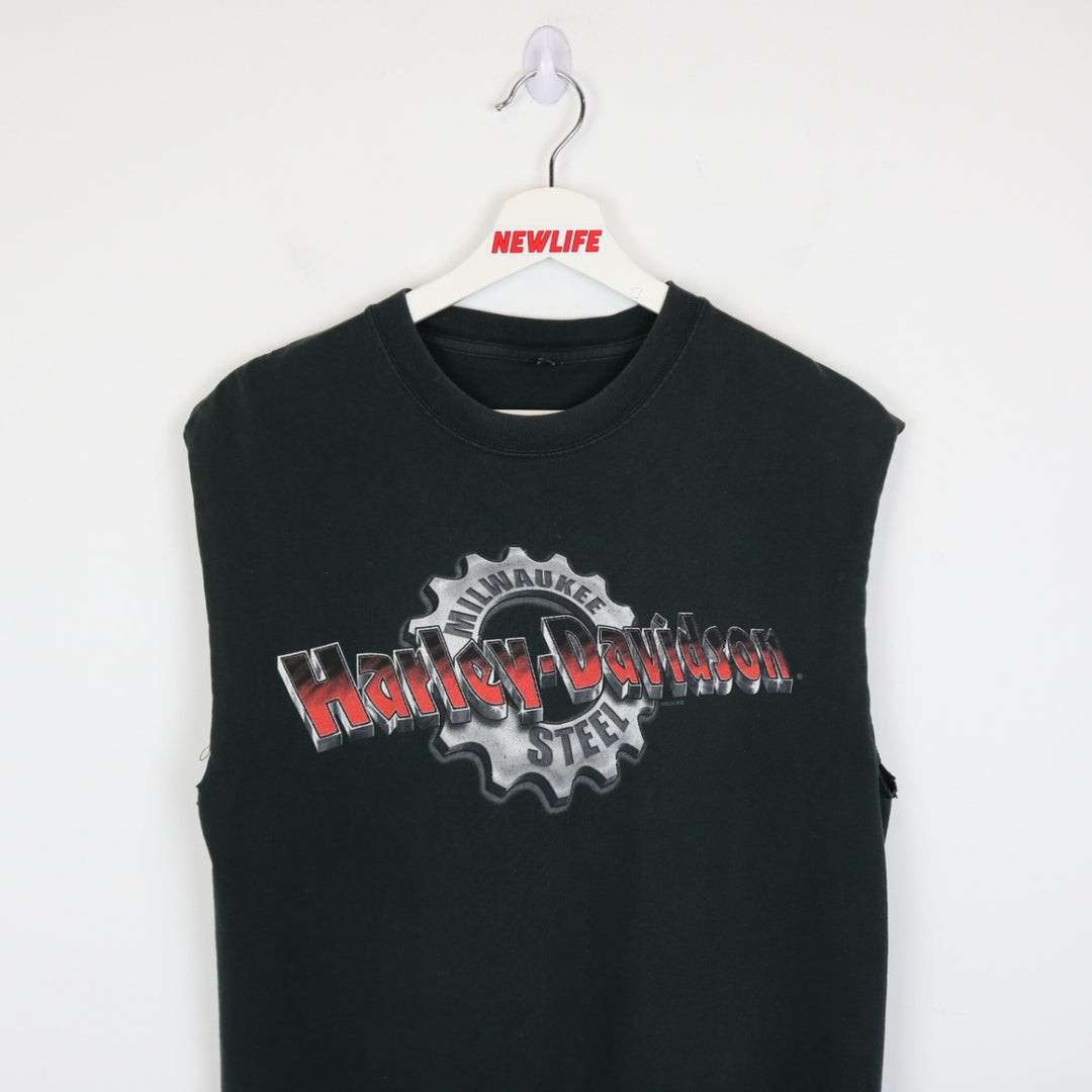 Vintage 2004 Harley Davidson Fairview Alberta Tank Top - M-NEWLIFE Clothing