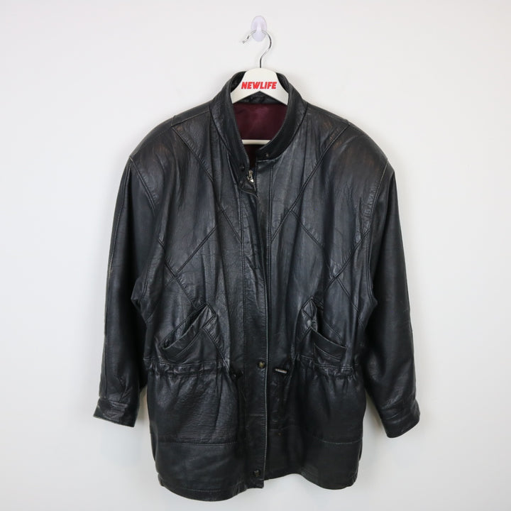 Vintage 80's Leather Jacket - L-NEWLIFE Clothing