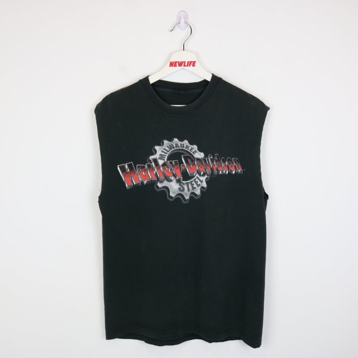 Vintage 2004 Harley Davidson Fairview Alberta Tank Top - M-NEWLIFE Clothing