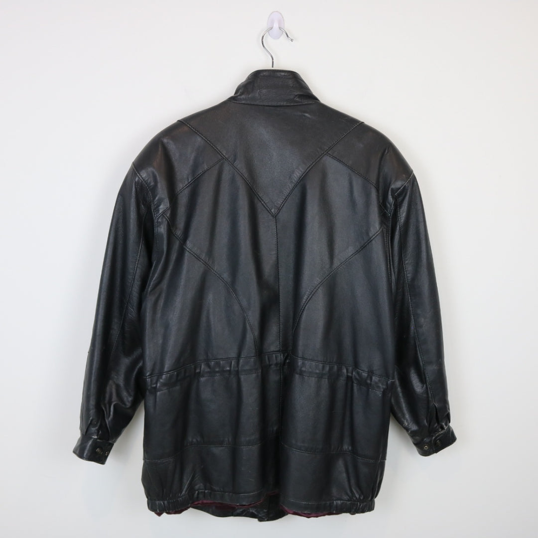 Vintage 80's Leather Jacket - L-NEWLIFE Clothing