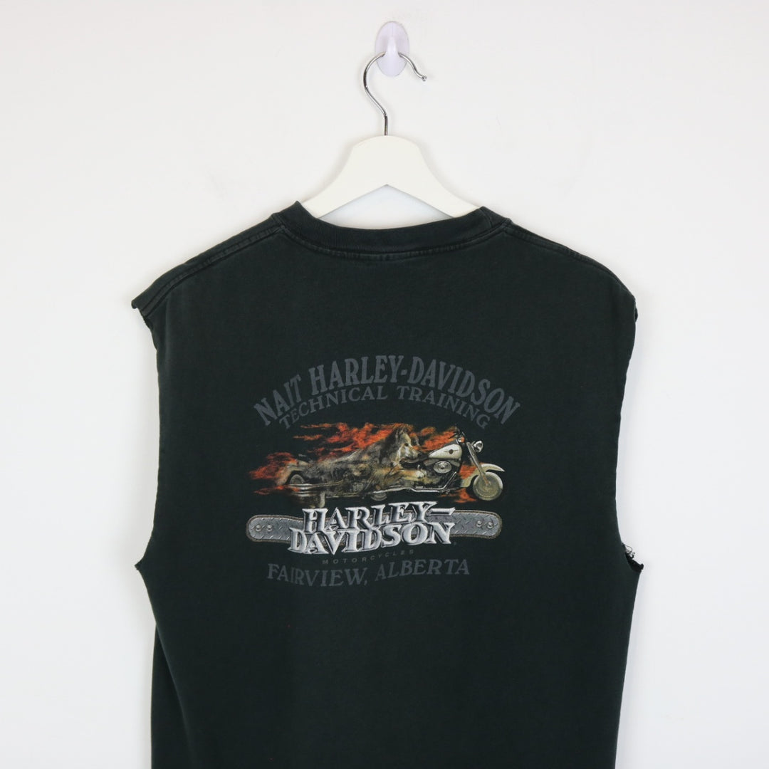 Vintage 2004 Harley Davidson Fairview Alberta Tank Top - M-NEWLIFE Clothing