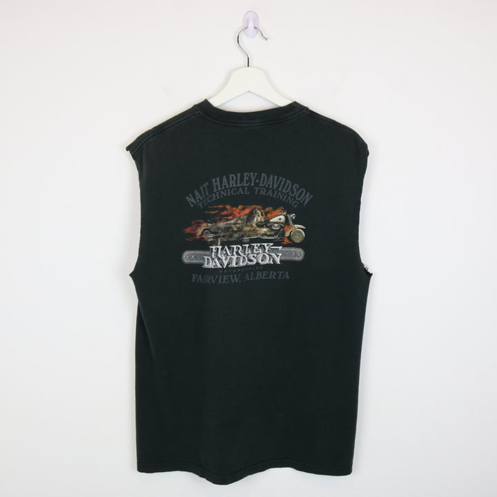 Vintage 2004 Harley Davidson Fairview Alberta Tank Top - M-NEWLIFE Clothing