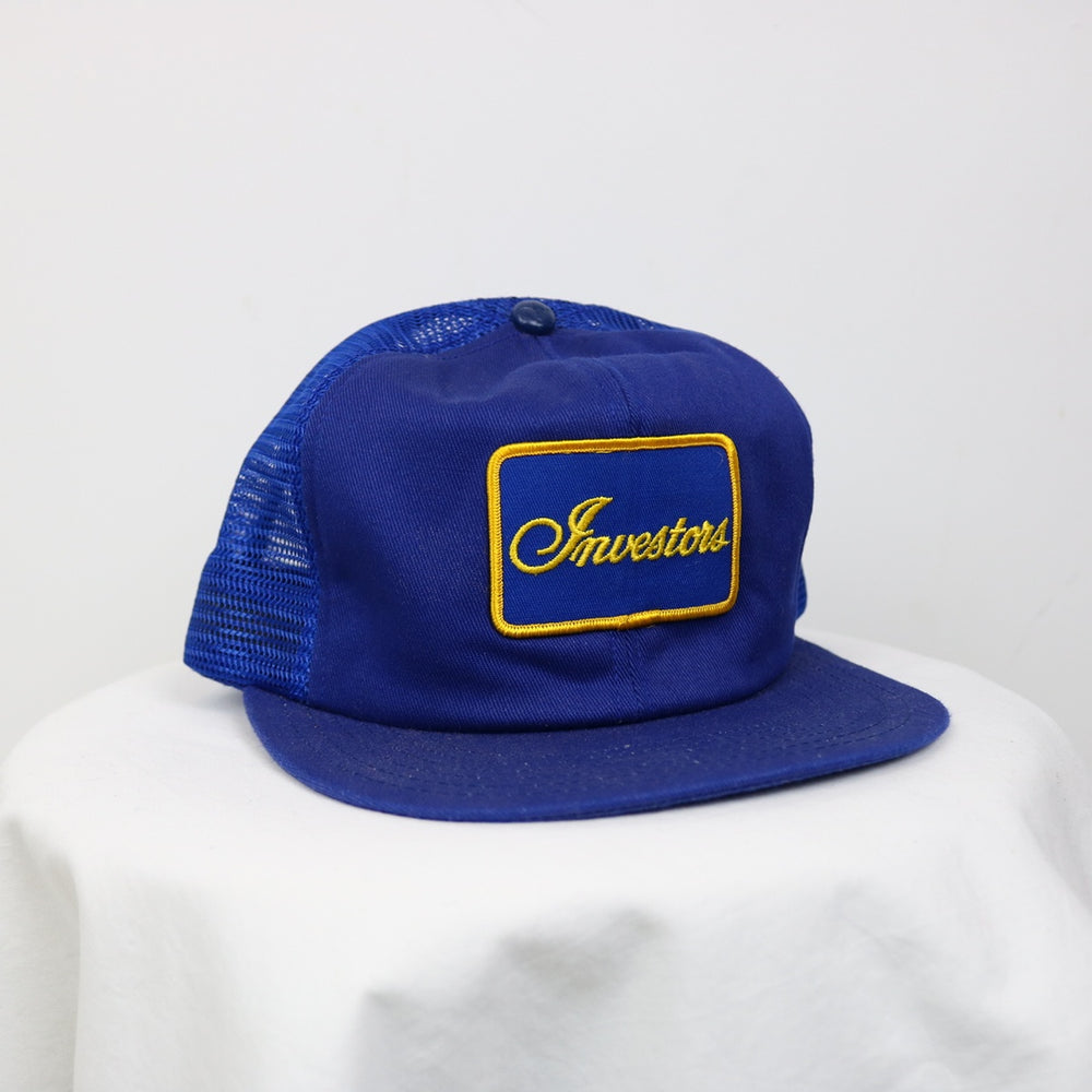 Vintage 80's Investors Trucker Hat - OS-NEWLIFE Clothing