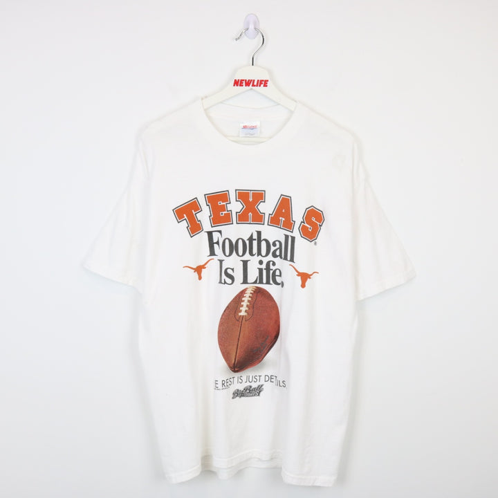 Vintage 00's Texas Longhorns Football is Life Tee - L-NEWLIFE Clothing