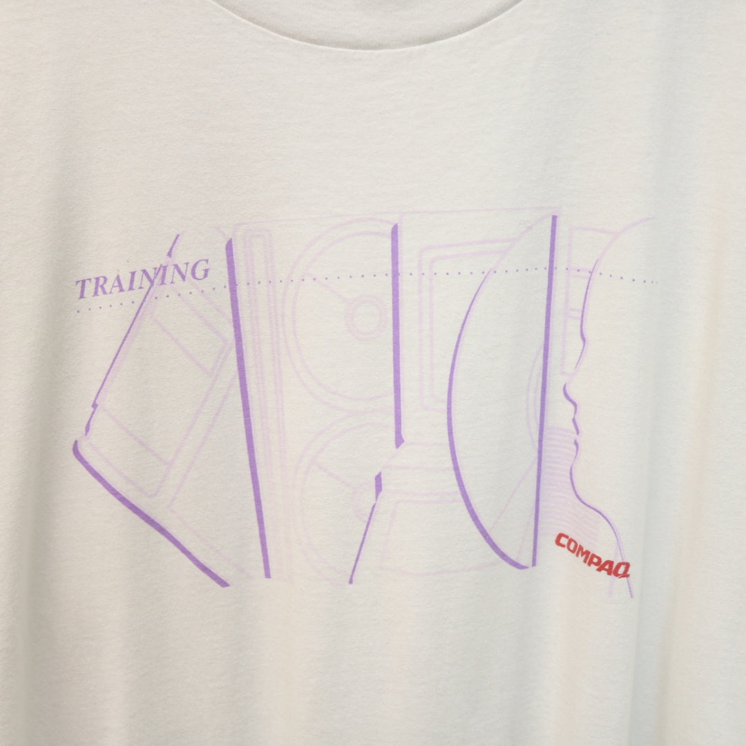 Vintage 90's Compaq Training Tee - XL-NEWLIFE Clothing