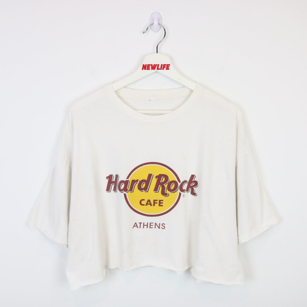 Vintage 00's Hard Rock Cafe Athens Cropped Tee - XL-NEWLIFE Clothing