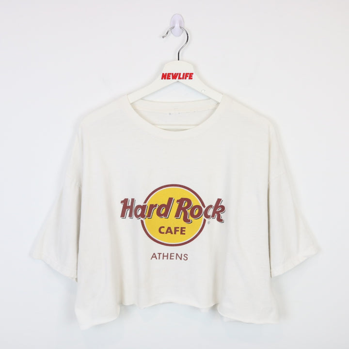 Vintage 00's Hard Rock Cafe Athens Cropped Tee - XL-NEWLIFE Clothing