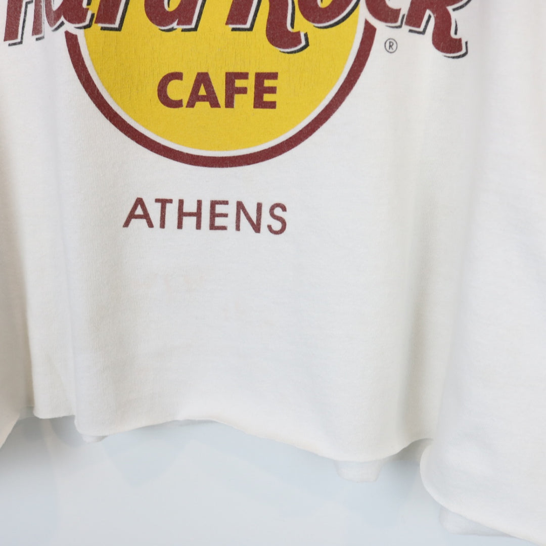 Vintage 00's Hard Rock Cafe Athens Cropped Tee - XL-NEWLIFE Clothing