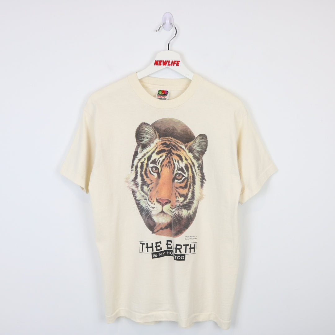 Vintage 1994 Tiger The Earth Nature Tee - M-NEWLIFE Clothing