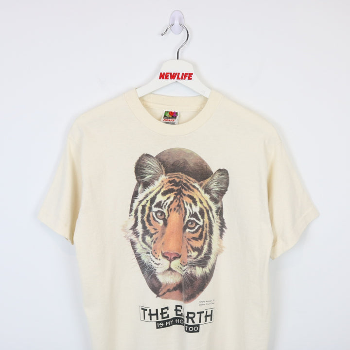 Vintage 1994 Tiger The Earth Nature Tee - M-NEWLIFE Clothing