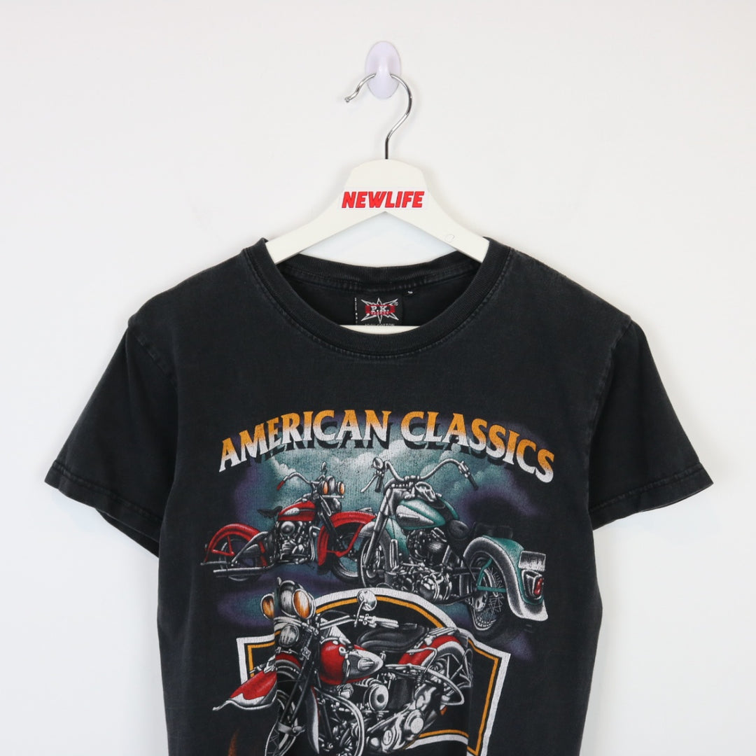 Y2K American Classics Biker Tee - S-NEWLIFE Clothing