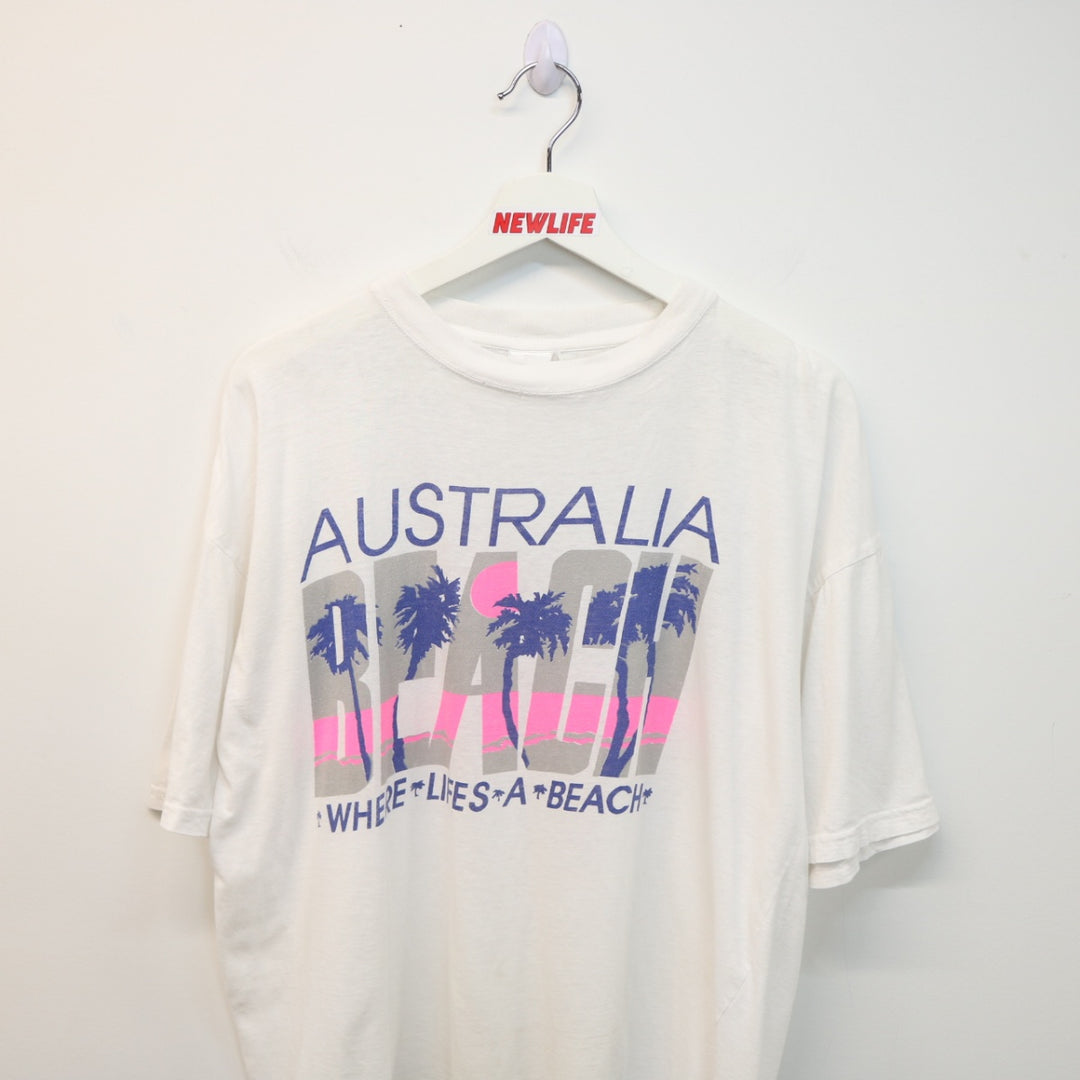 Vintage 90's Australia Beach Tee - M-NEWLIFE Clothing