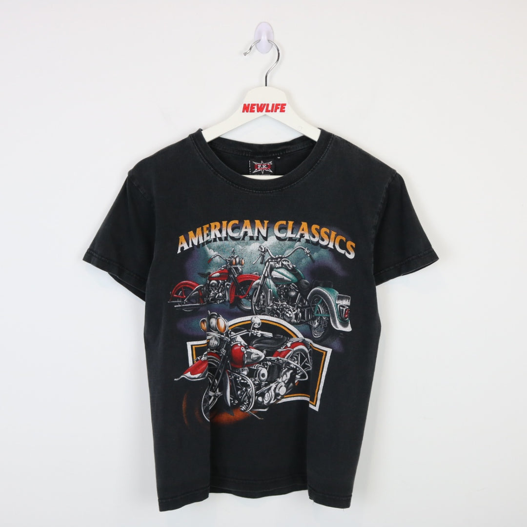 Y2K American Classics Biker Tee - S-NEWLIFE Clothing