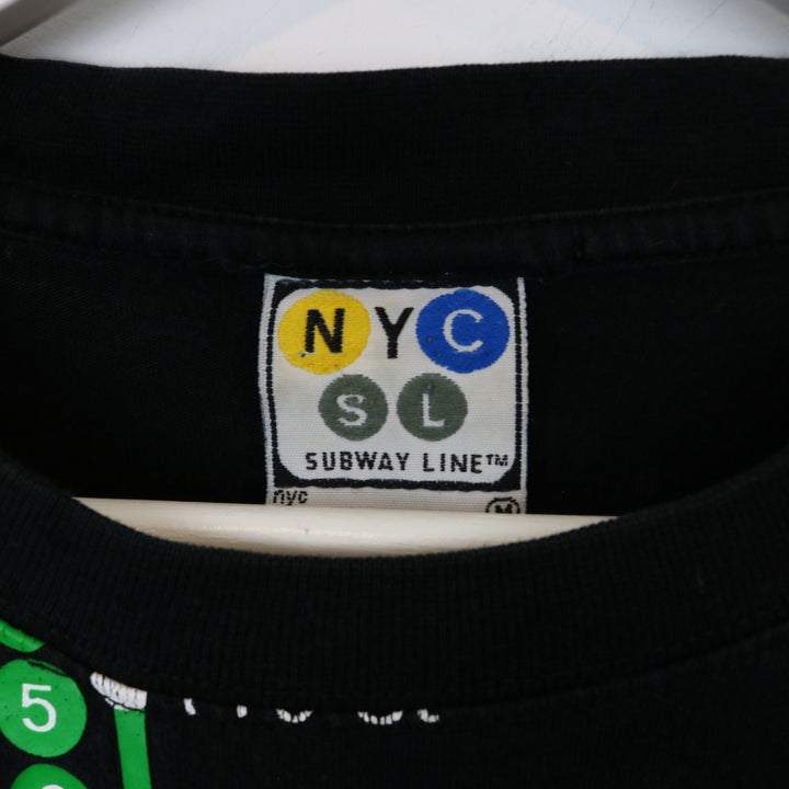 Vintage 90's New York Subway Line Tee - XL-NEWLIFE Clothing