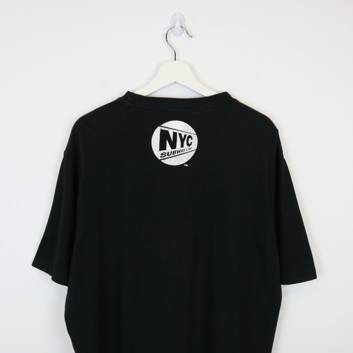 Vintage 90's New York Subway Line Tee - XL-NEWLIFE Clothing