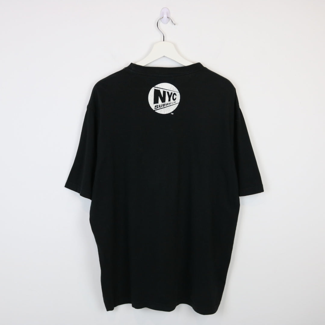 Vintage 90's New York Subway Line Tee - XL-NEWLIFE Clothing