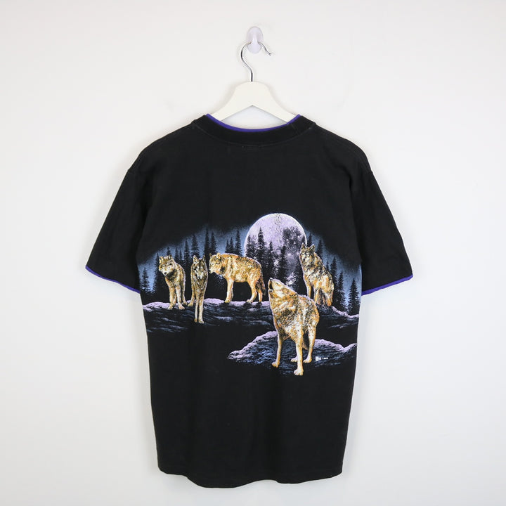 Vintage 1992 Alaska Wolf Nature Tee - M-NEWLIFE Clothing