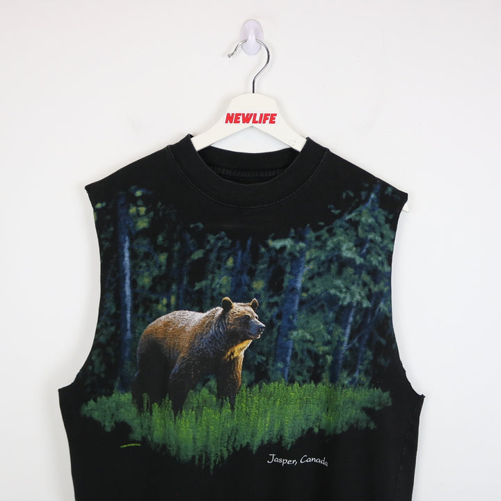 Vintage 1999 Grizzly Bear Jasper Tank Top - L-NEWLIFE Clothing