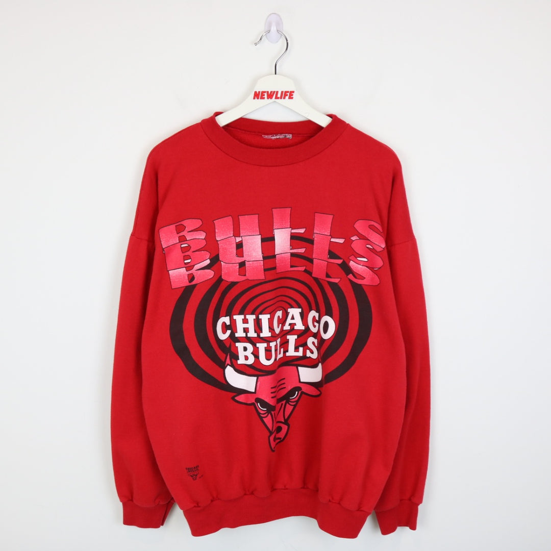 Vintage 90's Chicago Bulls NBA Crewneck - L-NEWLIFE Clothing
