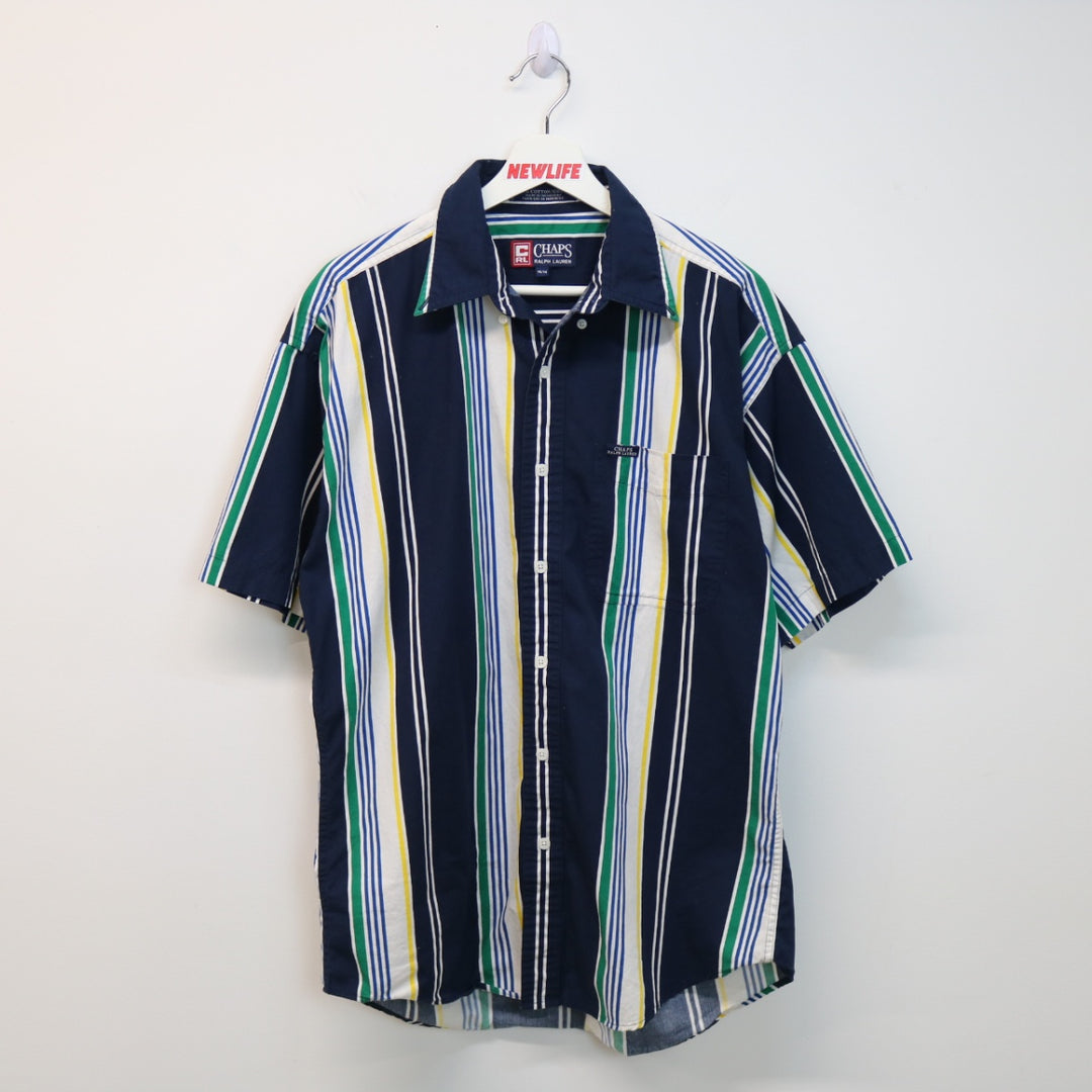 Vintage Chaps Ralph Lauren Striped Button Up - M-NEWLIFE Clothing