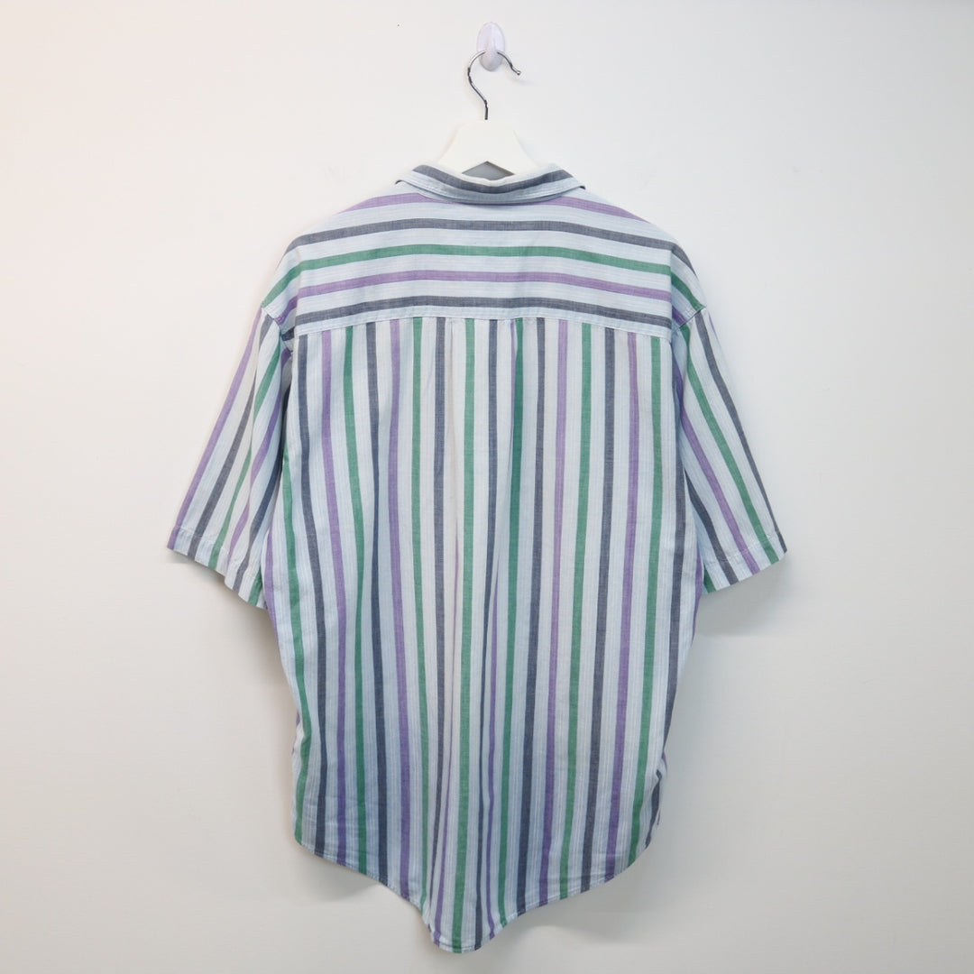 Vintage 90's Dockers Striped Button Up - M-NEWLIFE Clothing