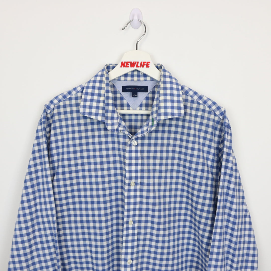 Vintage Tommy Hilfiger Plaid Button Up - M/L-NEWLIFE Clothing