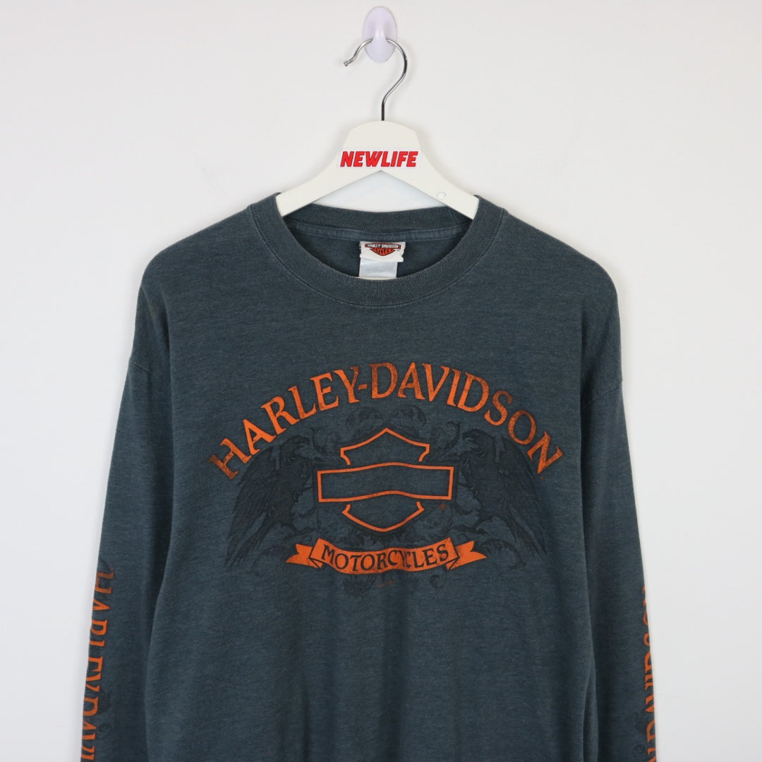 2011 Harley Davidson Las Vegas Long Sleeve Tee - L-NEWLIFE Clothing