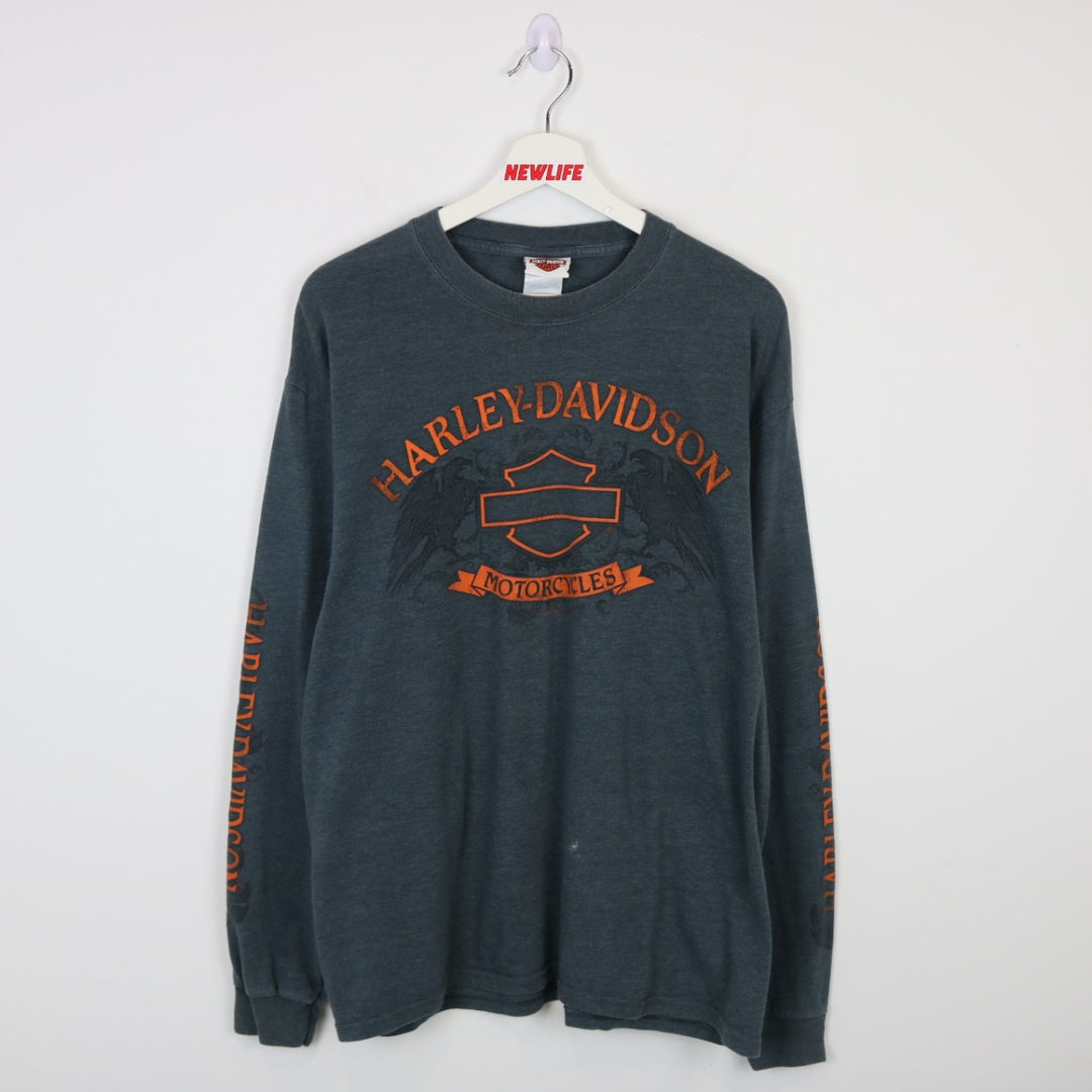 2011 Harley Davidson Las Vegas Long Sleeve Tee - L-NEWLIFE Clothing