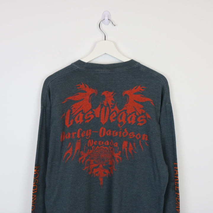 2011 Harley Davidson Las Vegas Long Sleeve Tee - L-NEWLIFE Clothing