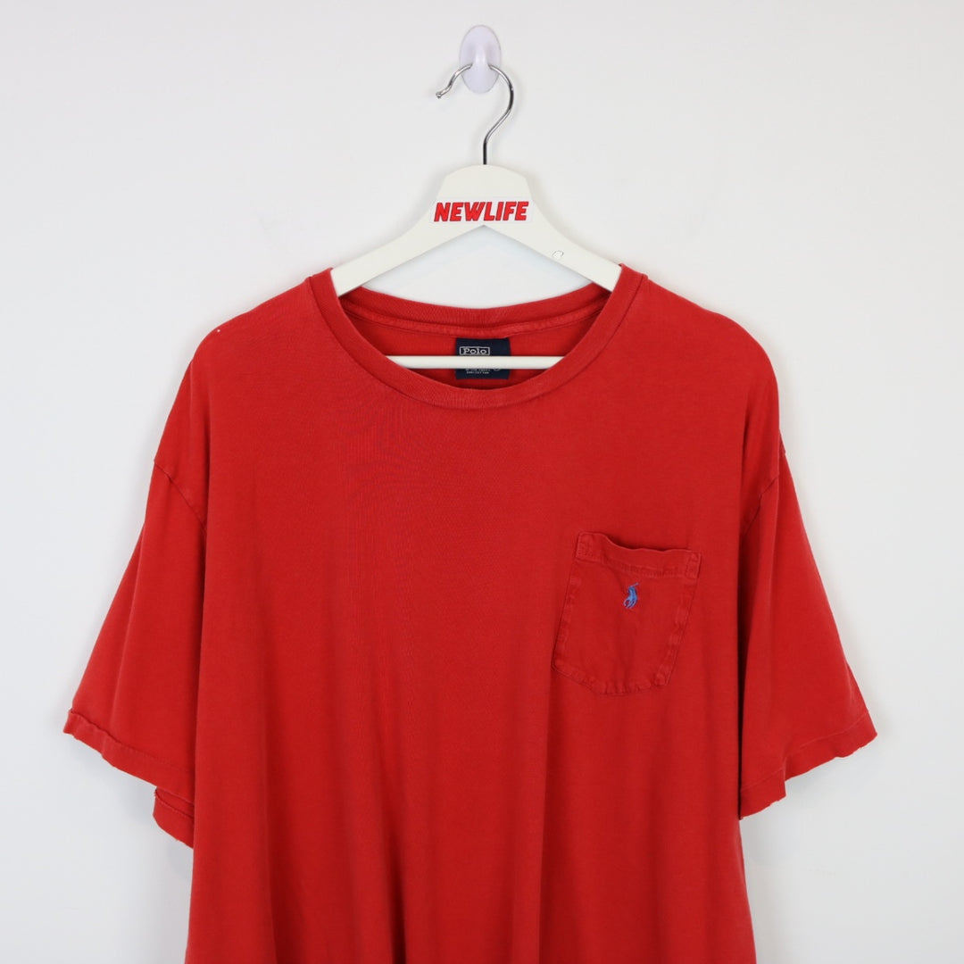 Vintage 90's Polo Ralph Lauren Pocket Tee - XXL-NEWLIFE Clothing