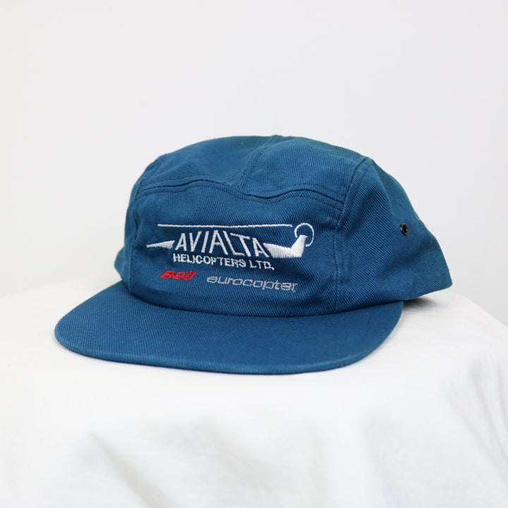 Vintage 90's Avialta Helicopters 5 Panel Hat - OS-NEWLIFE Clothing