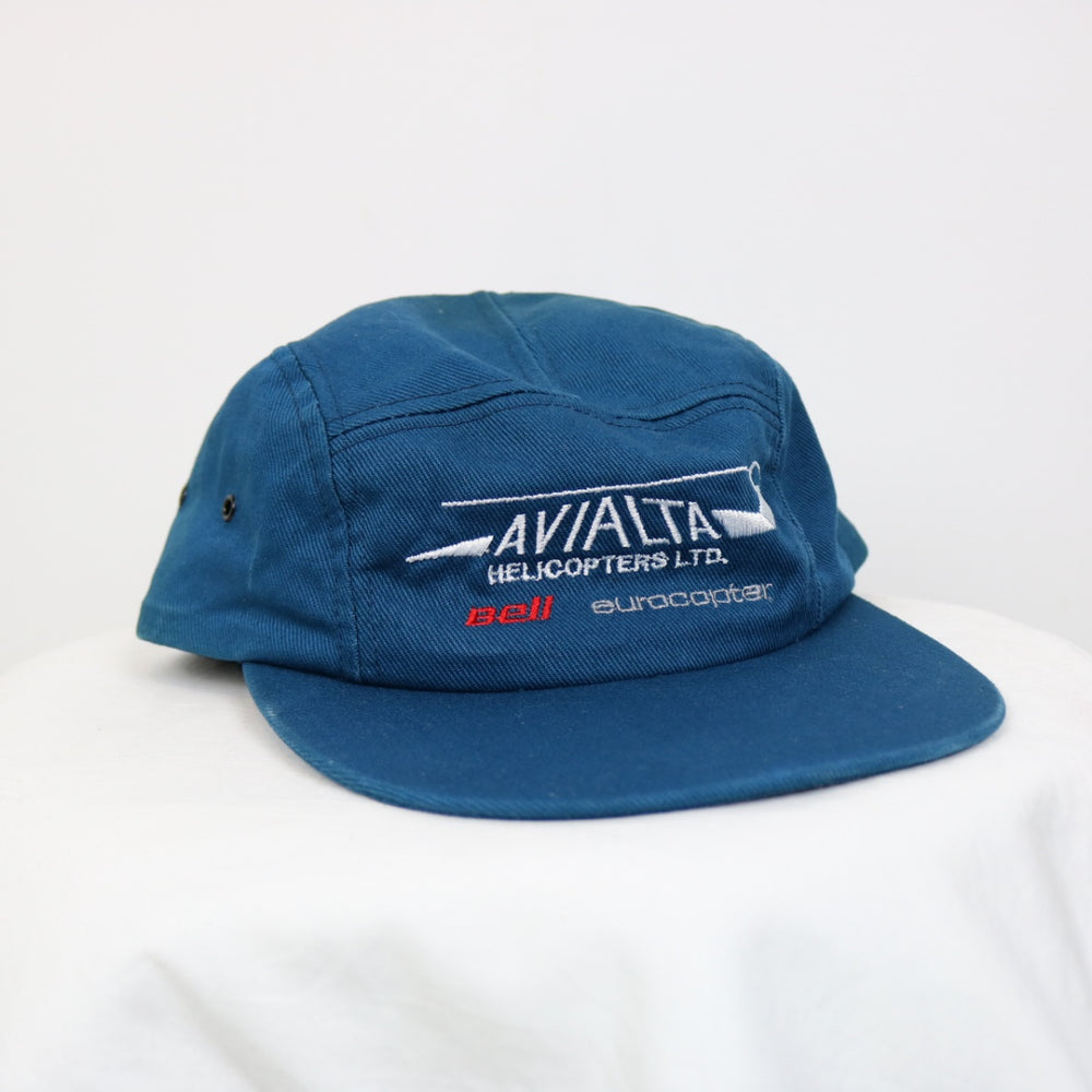 Vintage 90's Avialta Helicopters 5 Panel Hat - OS-NEWLIFE Clothing