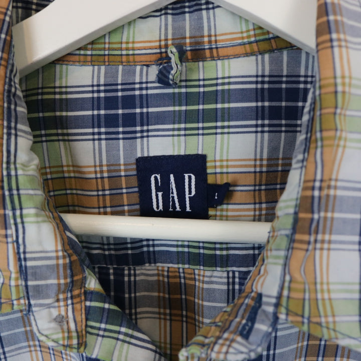 Vintage 2001 GAP Plaid Button Up - L-NEWLIFE Clothing