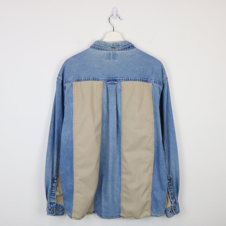 Vintage 80's Buffalo Station Denim Button Up - XL-NEWLIFE Clothing