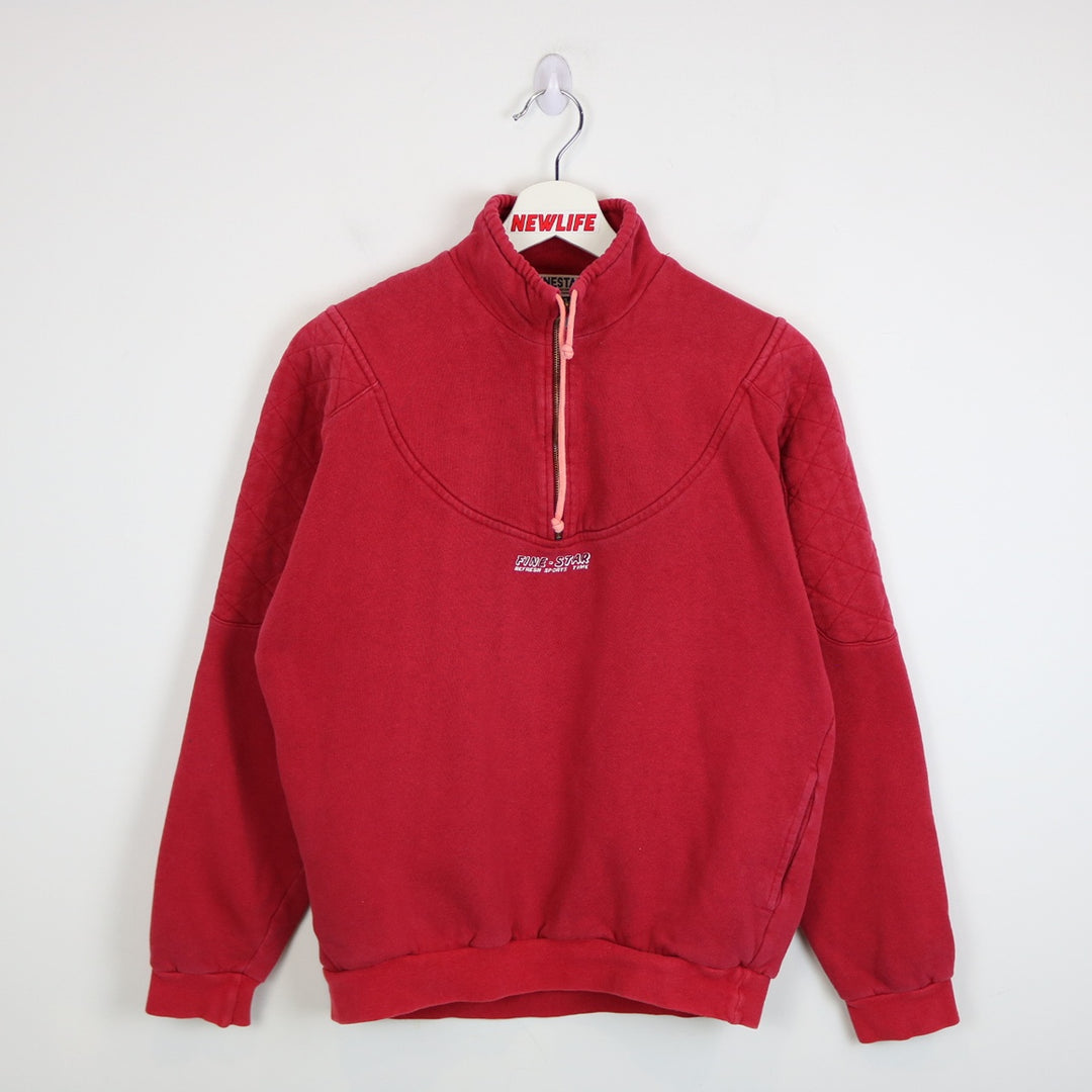 Vintage 90's Finestar Quarter Zip Sweater - S-NEWLIFE Clothing