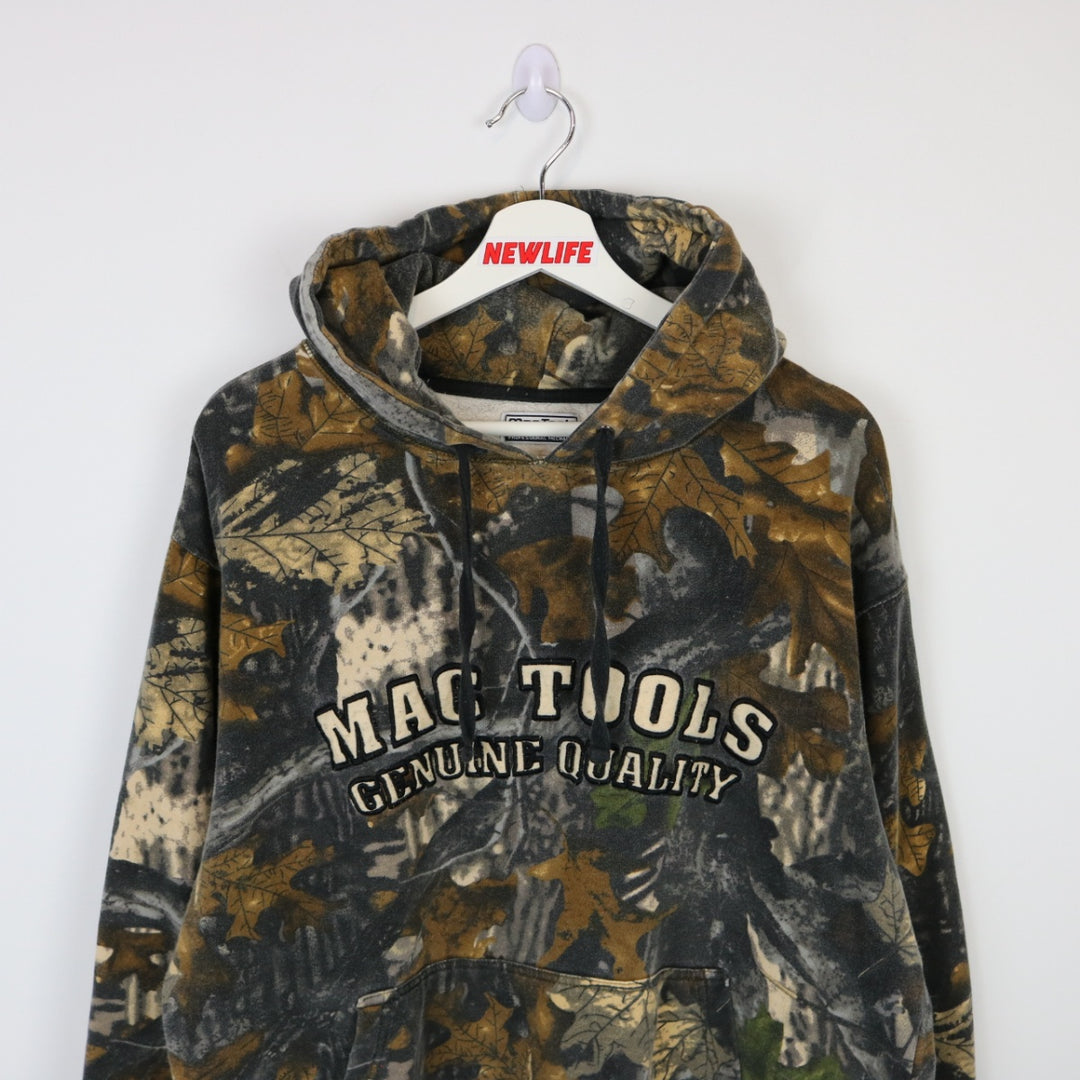 Vintage 00's Mac Tools Real Tree Camo Hoodie - L-NEWLIFE Clothing