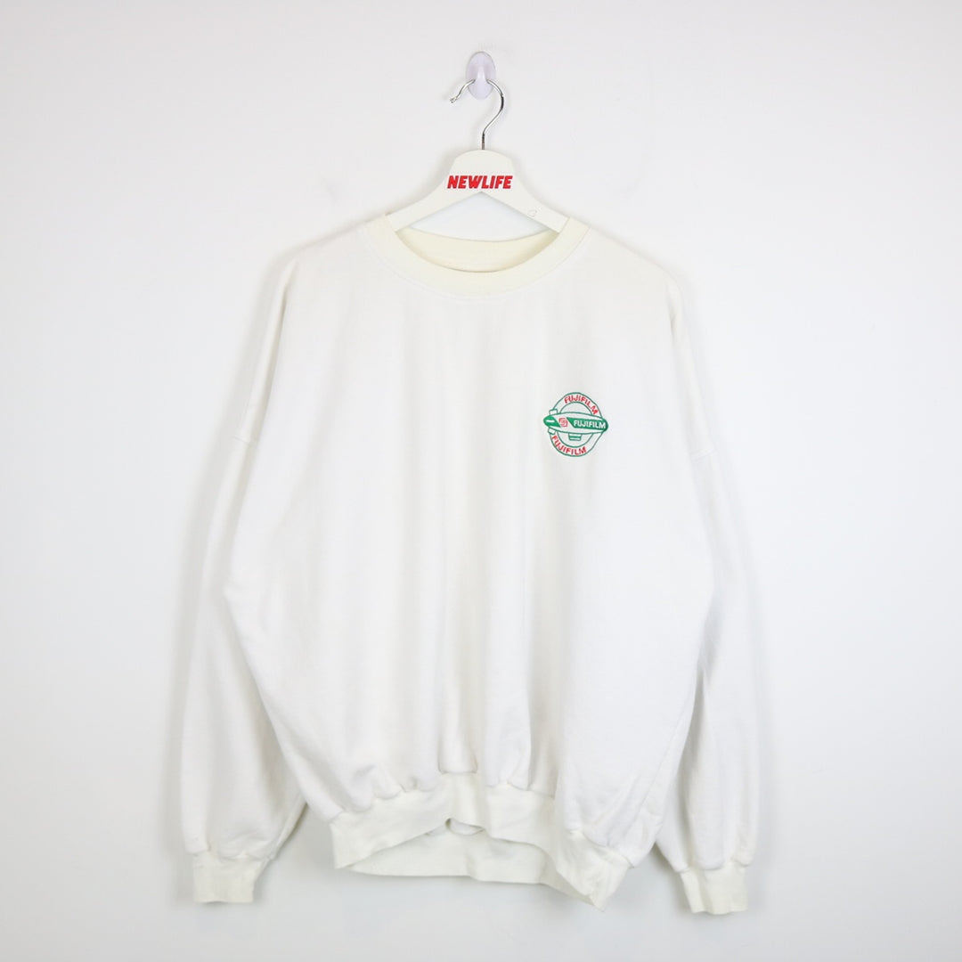 Vintage 80's Fujifilm Camera Crewneck - XL-NEWLIFE Clothing
