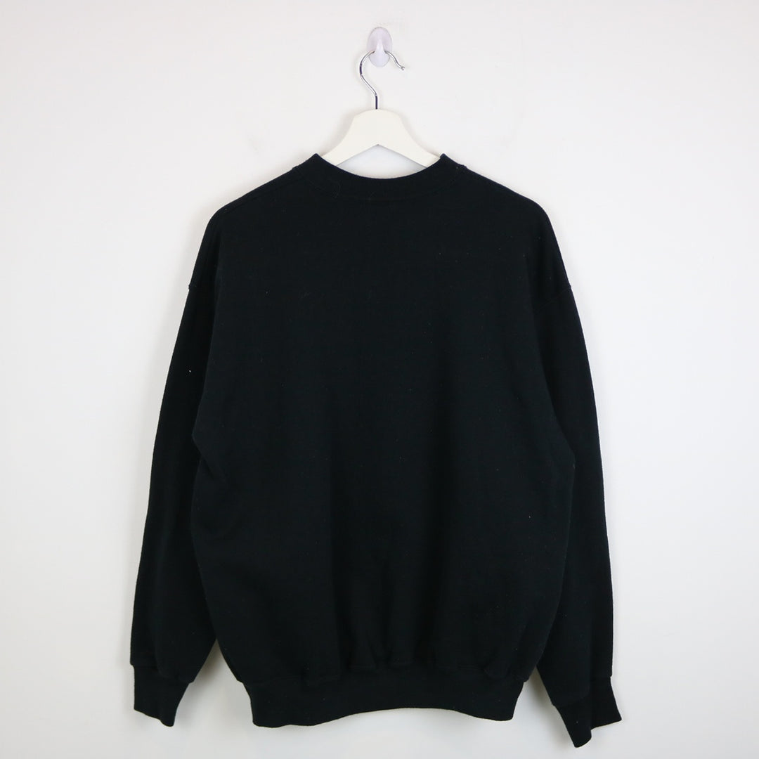 Vintage 1987 Learjet 35 Blackbird Crewneck - L-NEWLIFE Clothing