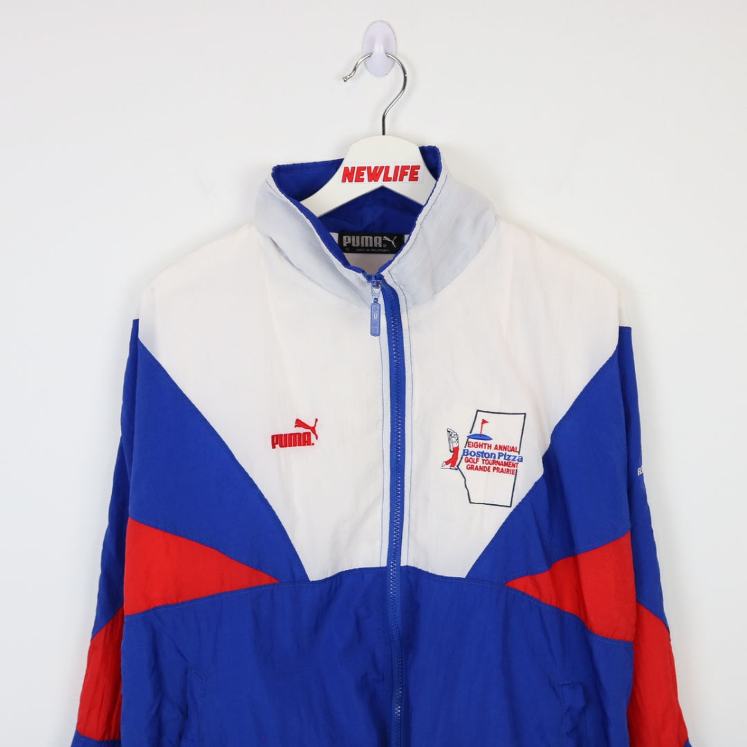 Vintage 90's Boston Pizza Golf Tournament Windbreaker Jacket - L-NEWLIFE Clothing