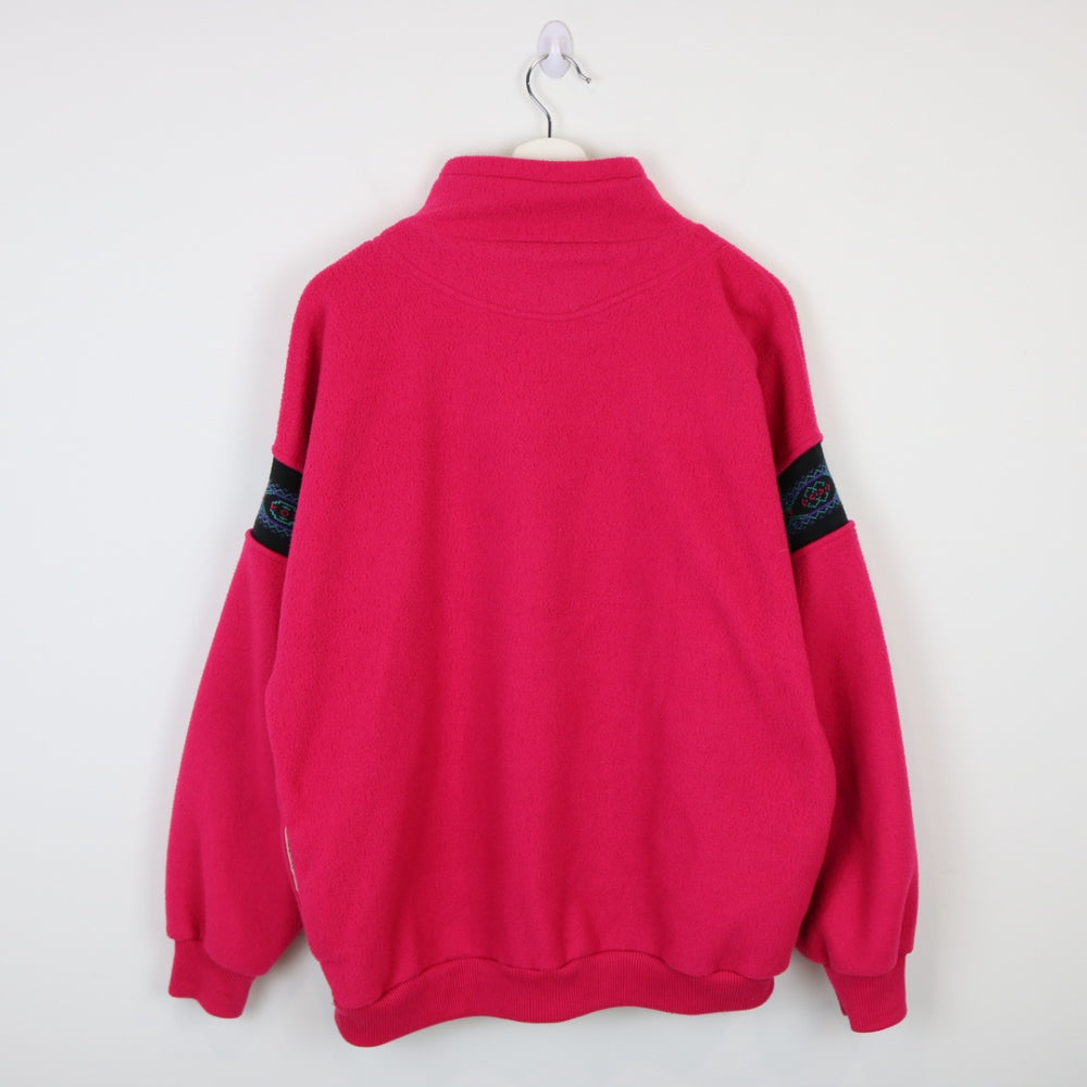 VIntage 90's Karuba Quarter Zip Fleece Sweater - L-NEWLIFE Clothing